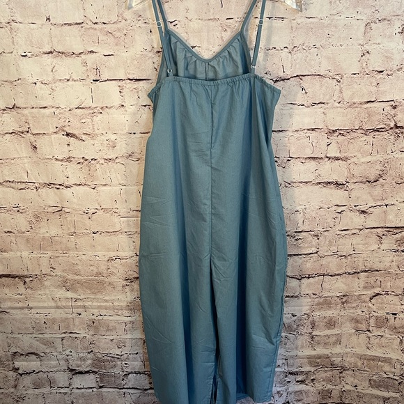 Jumper by Fashion Mia Size Medium Spaghetti Straps Breezy Casual Unique (D-27) - Picture 8 of 8